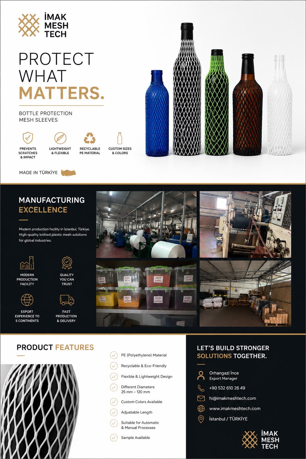 Metal – Glass – Bottle – Wood Protection Mesh - Görsel 2